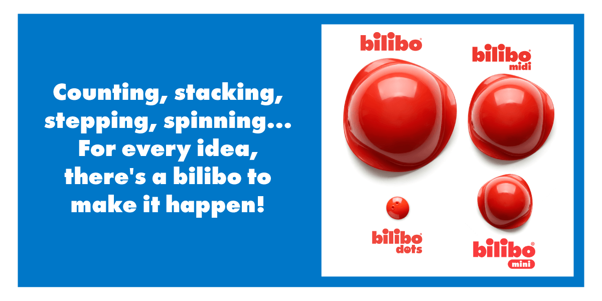 Counting, stacking, stepping, spinning... For every idea, there's a bilibo to make it happen! - Shop bilibo!