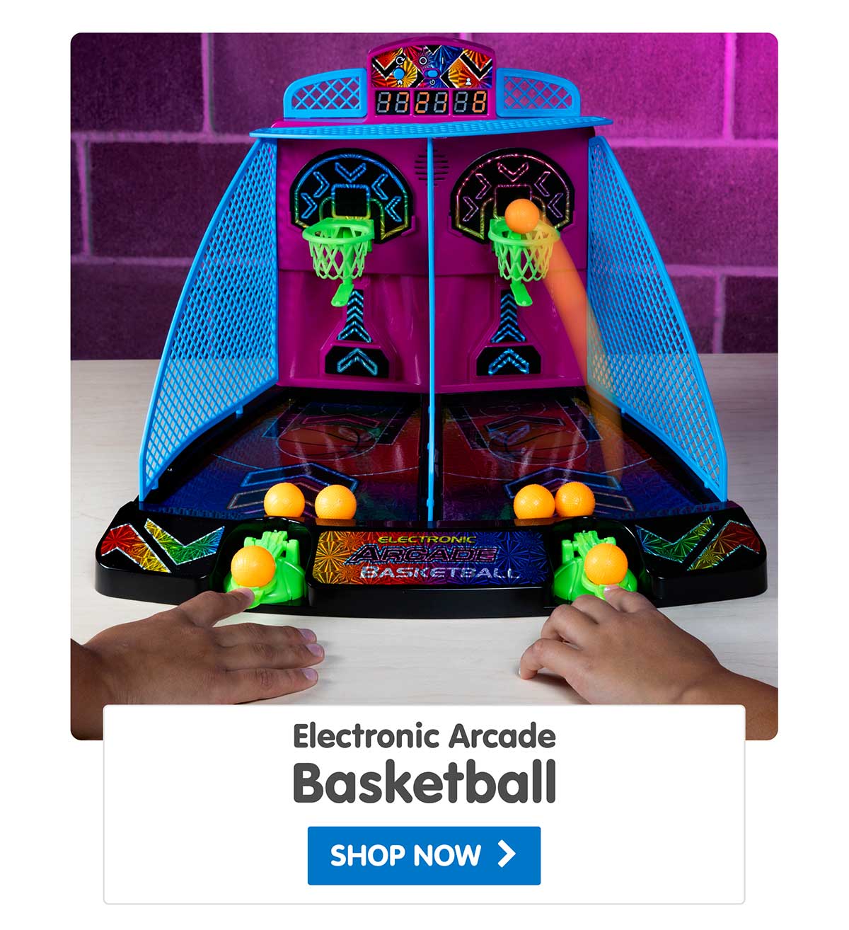 Electronic Arcade Basketball Hyper Neon - Shop Now