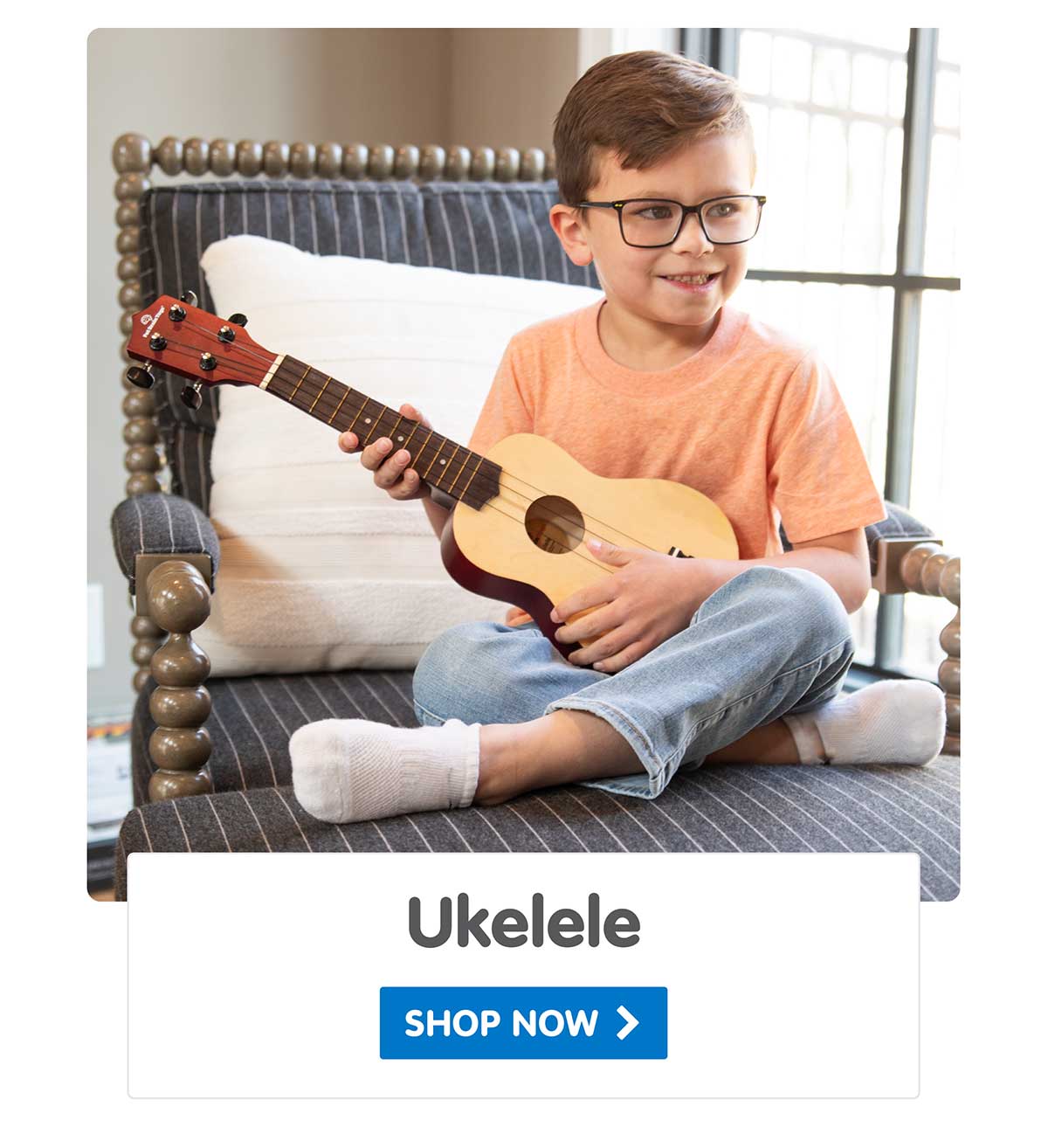 Real Wood 21-Inch Ukulele - Shop Now