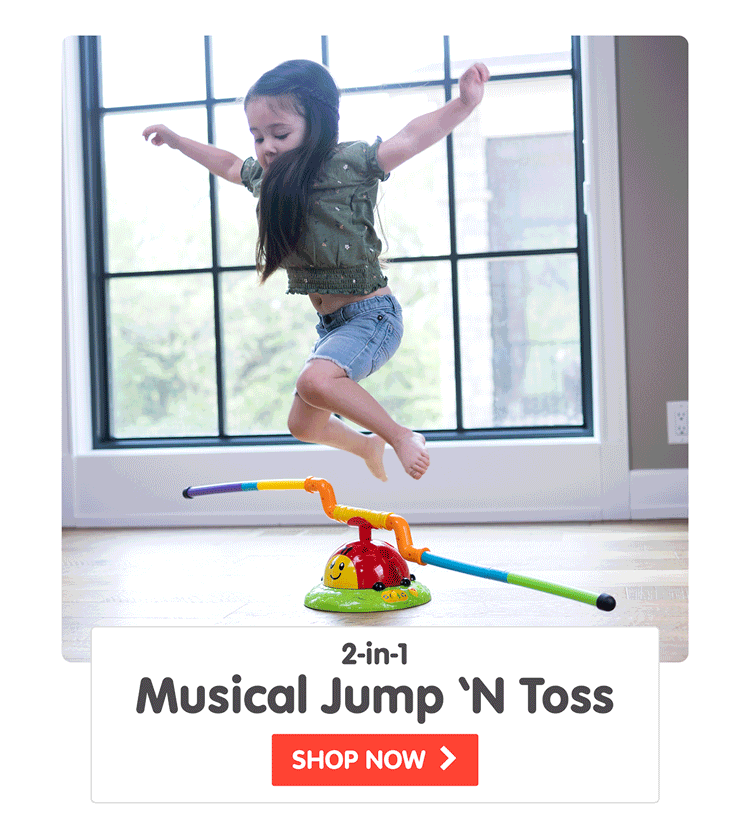 2-in-1 Musical Jump 'n Toss - Shop Now