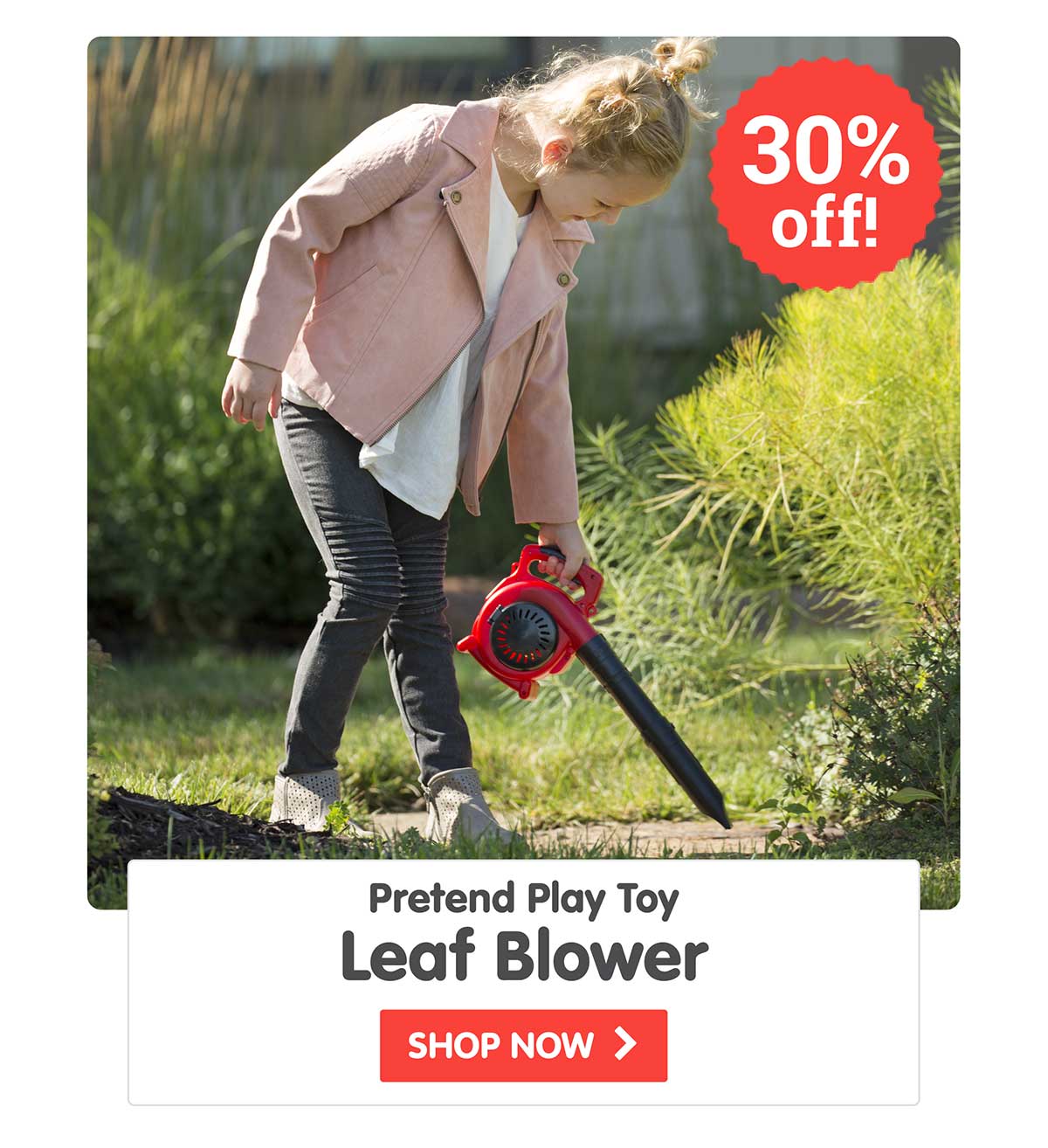 Leaf Blower Pretend Play Toy - Shop Now