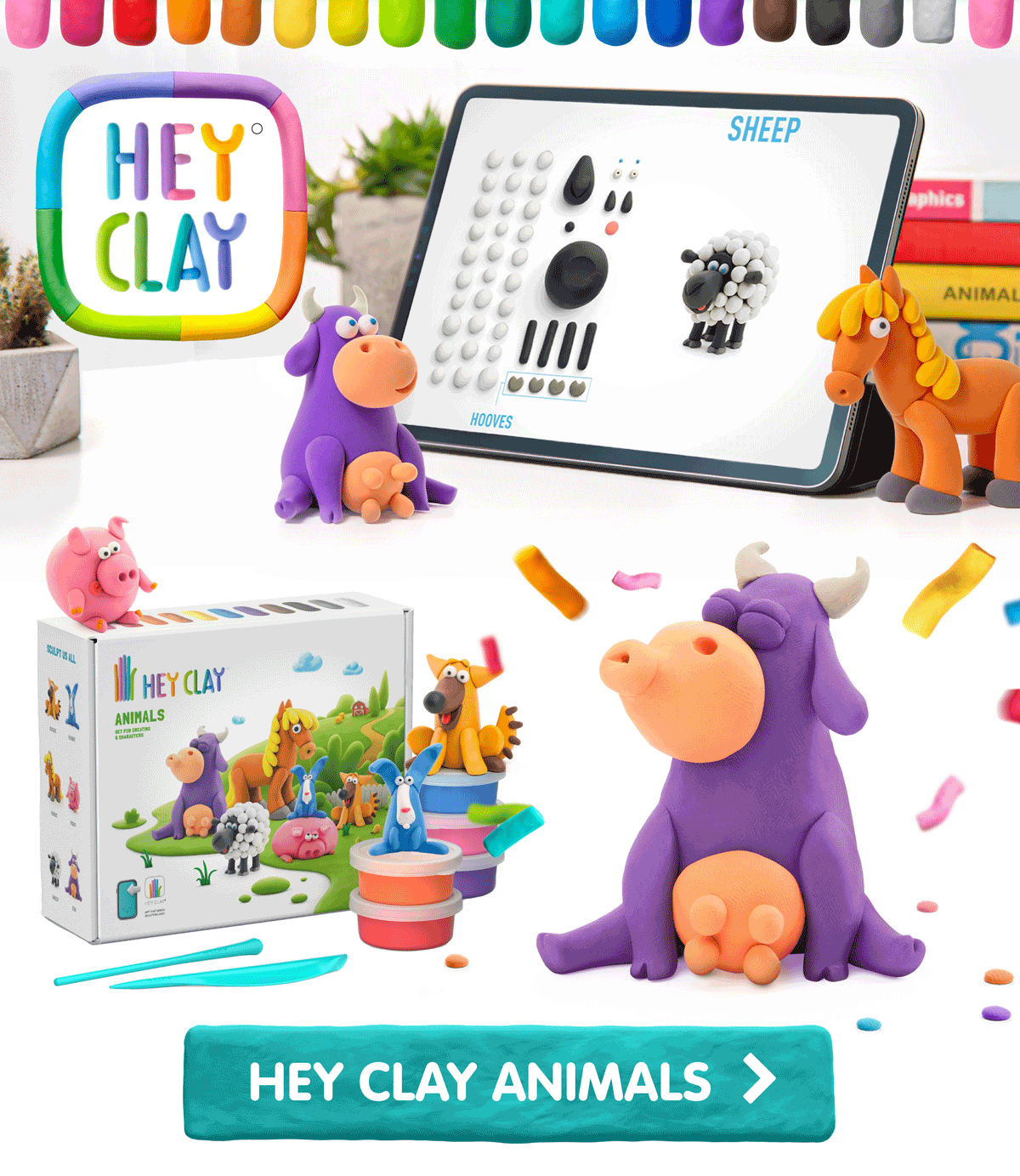 Hey Clay Animals - Shop Now
