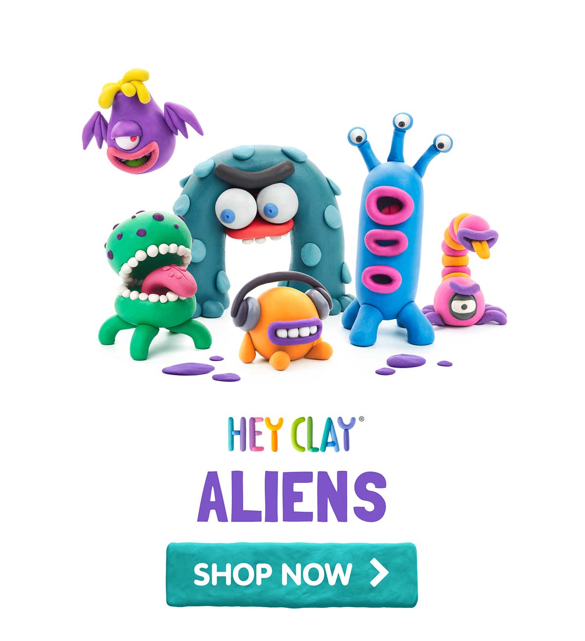 Hey Clay Aliens - Shop Now