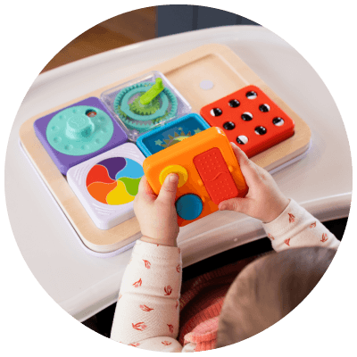 1st Birthday - PlayTab - Modular, Sensory Activity Board for Babies and Toddlers