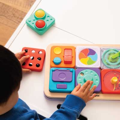 PlayTab - Modular, Sensory Activity Board for Babies and Toddlers