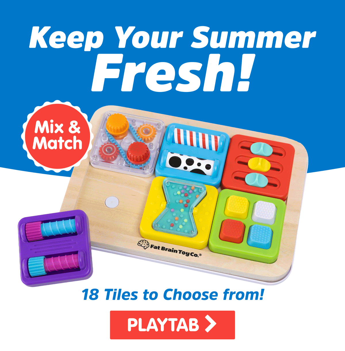 Keep Your Summer Fresh - Play Tab - 18 Tiles to choose from!