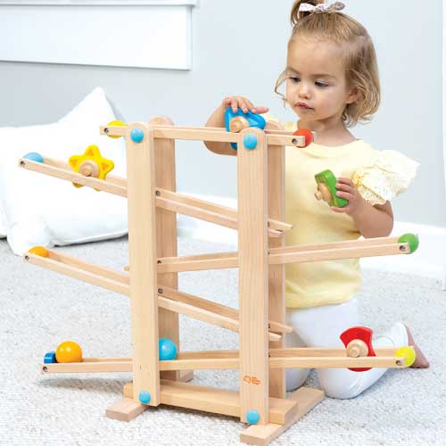 Roll 'n Go Wooden Marble Run