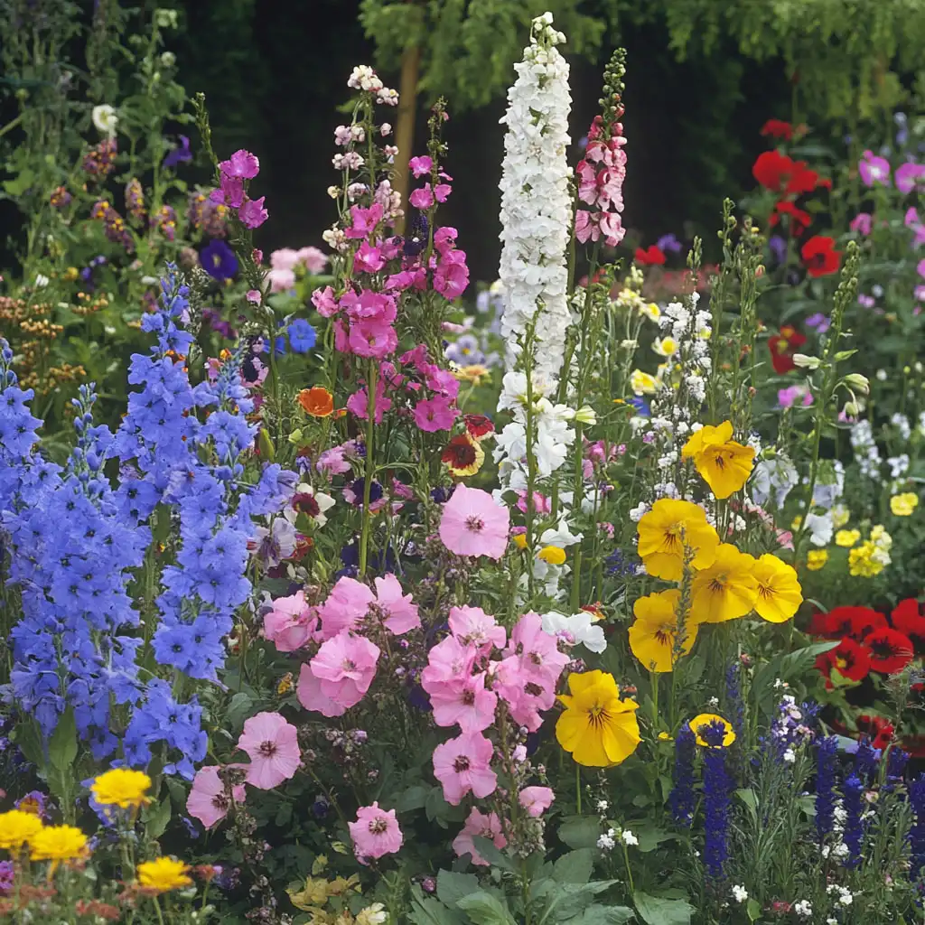 Image of Cottage Garden Mix Bulk Flower Seeds, 1lb