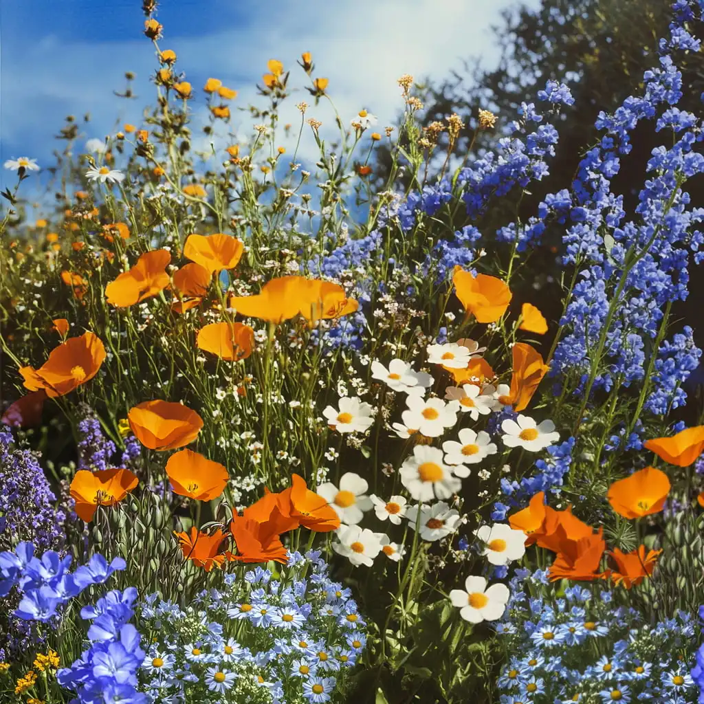 Image of All Purpose Sun-Shade Mix Bulk Wildflower Seeds, 1lb