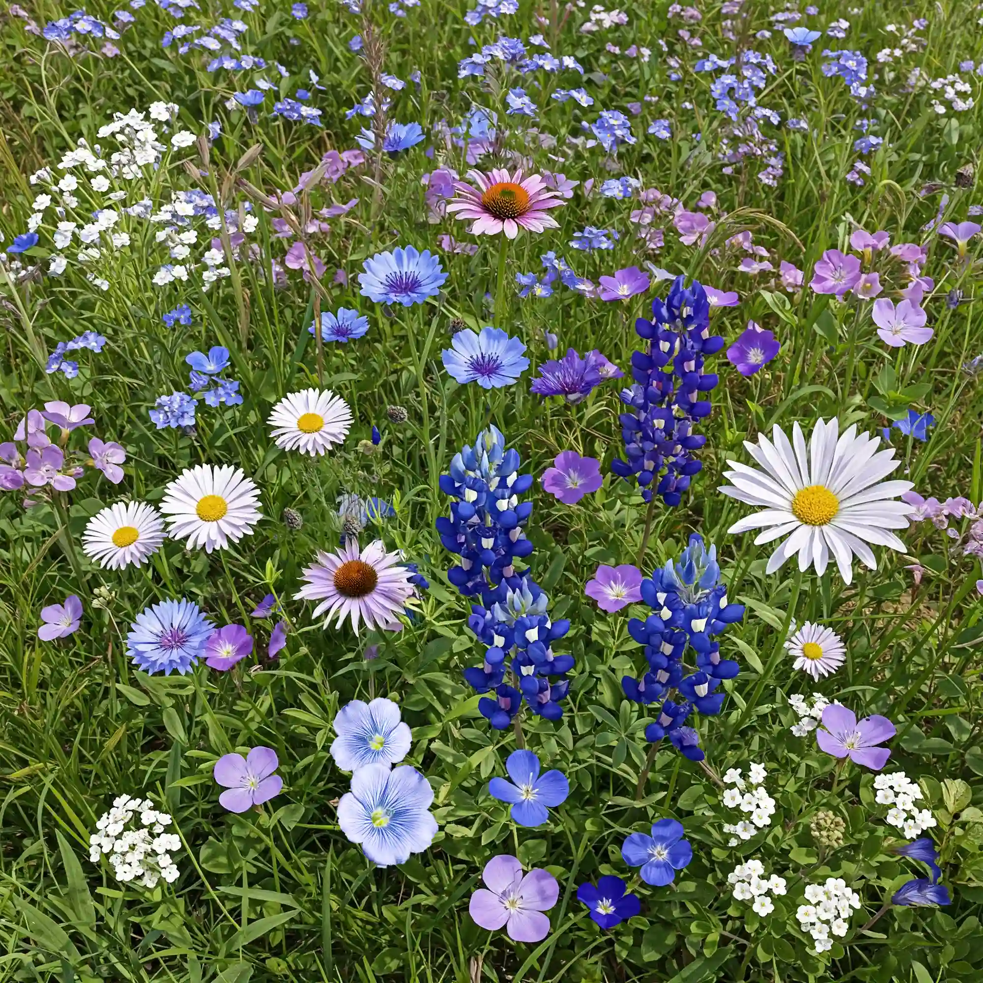 Image of Cool Colors Mix Bulk Wildflower Seeds, 1lb