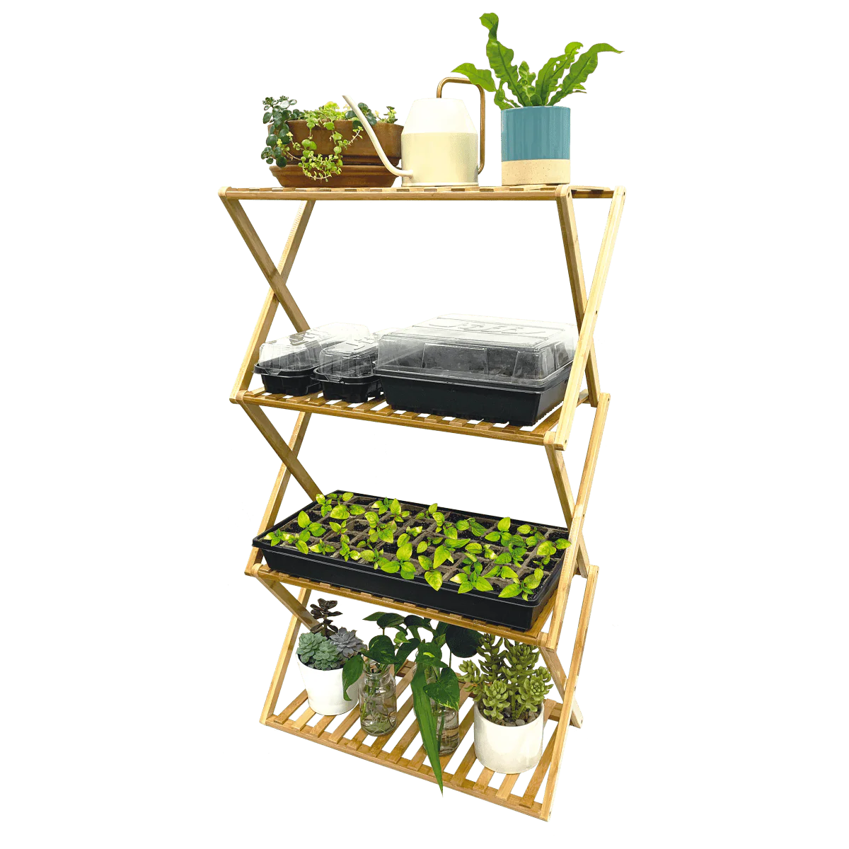 Image of Ferry-Morse Pop-up Multi-Tier Indoor Plant Stand