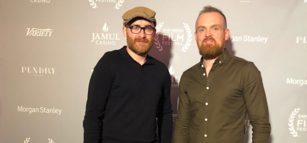 Image of Final Draft Big Break Screenwriting Contest Winners The Mul Brothers at a red carpet event