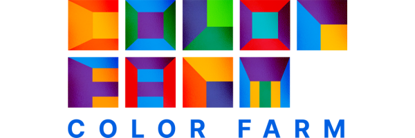Image of the Color Farm Logo the word Color Farm in a colorful block text