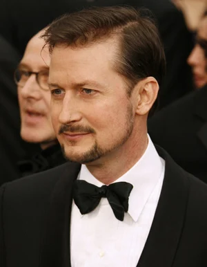 Todd Field wearing a suit and bow tie