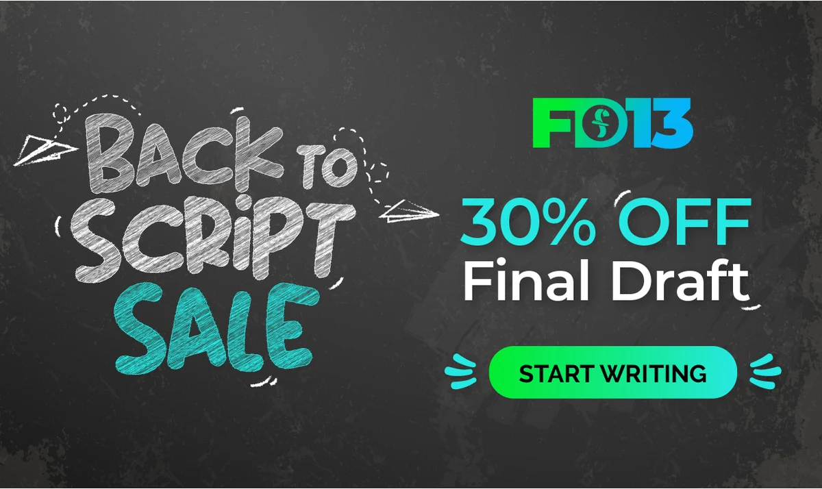 Back to Script Sale - 30% Off Final Draft