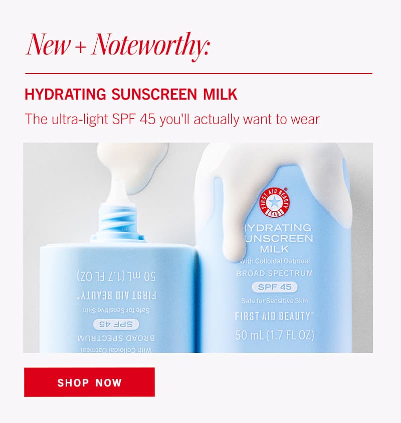 Hydrating Sunscreen Milk | Shop Now