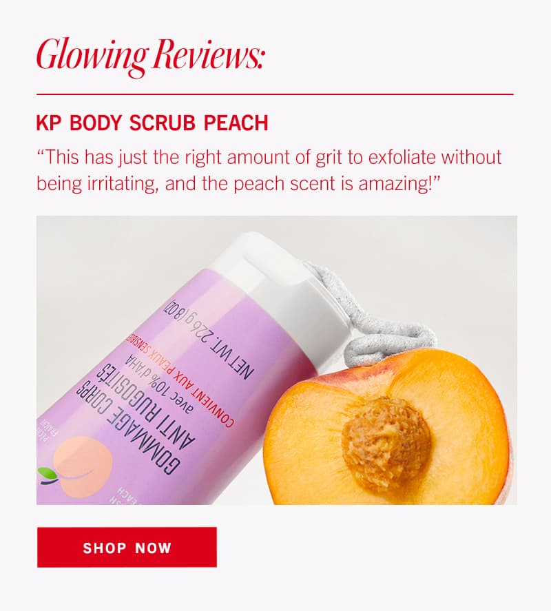 KP Body Scrub Peach | Shop Now