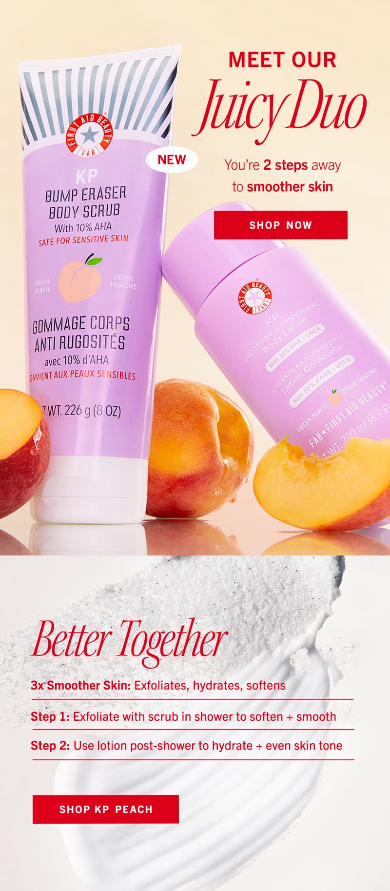 KP Peach Duo | Shop Now