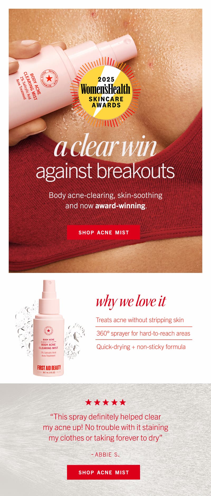 Acne Spray