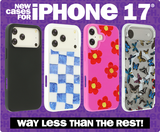 new cases for iPhone 17 - way less than the rest!