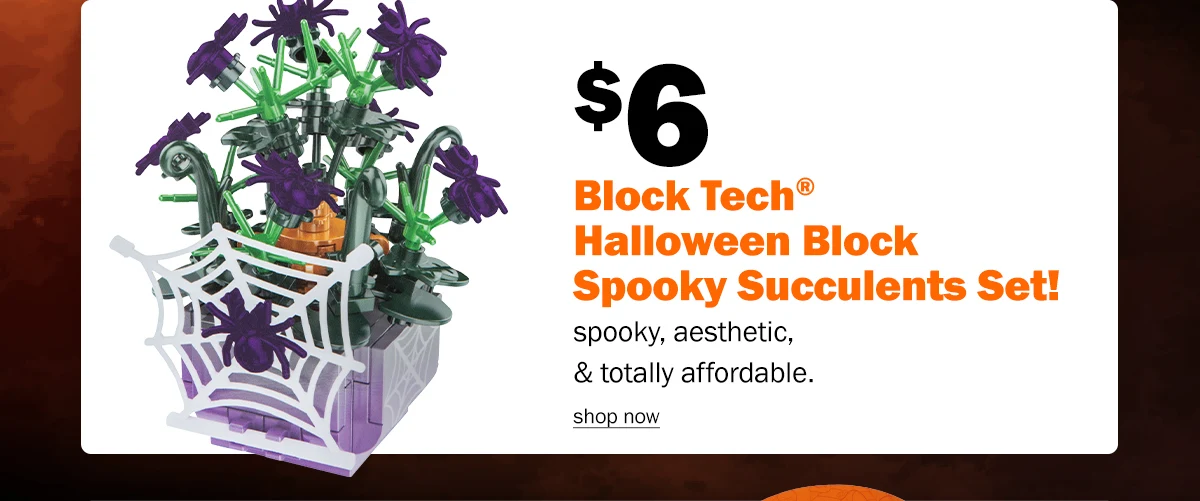 Block Tech Halloween Block Spooky Succulents Set!