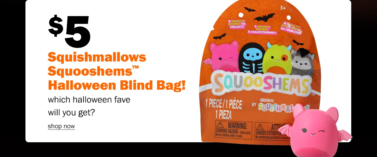 Squishmallows Squooshems Halloween Blind Bag!