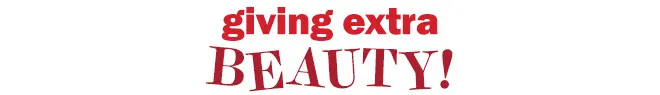 giving extra beauty!