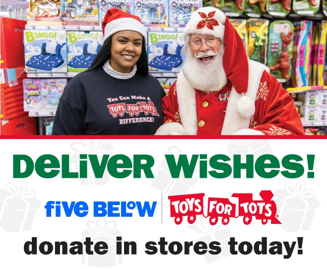deliver wishes! donate in stores today!