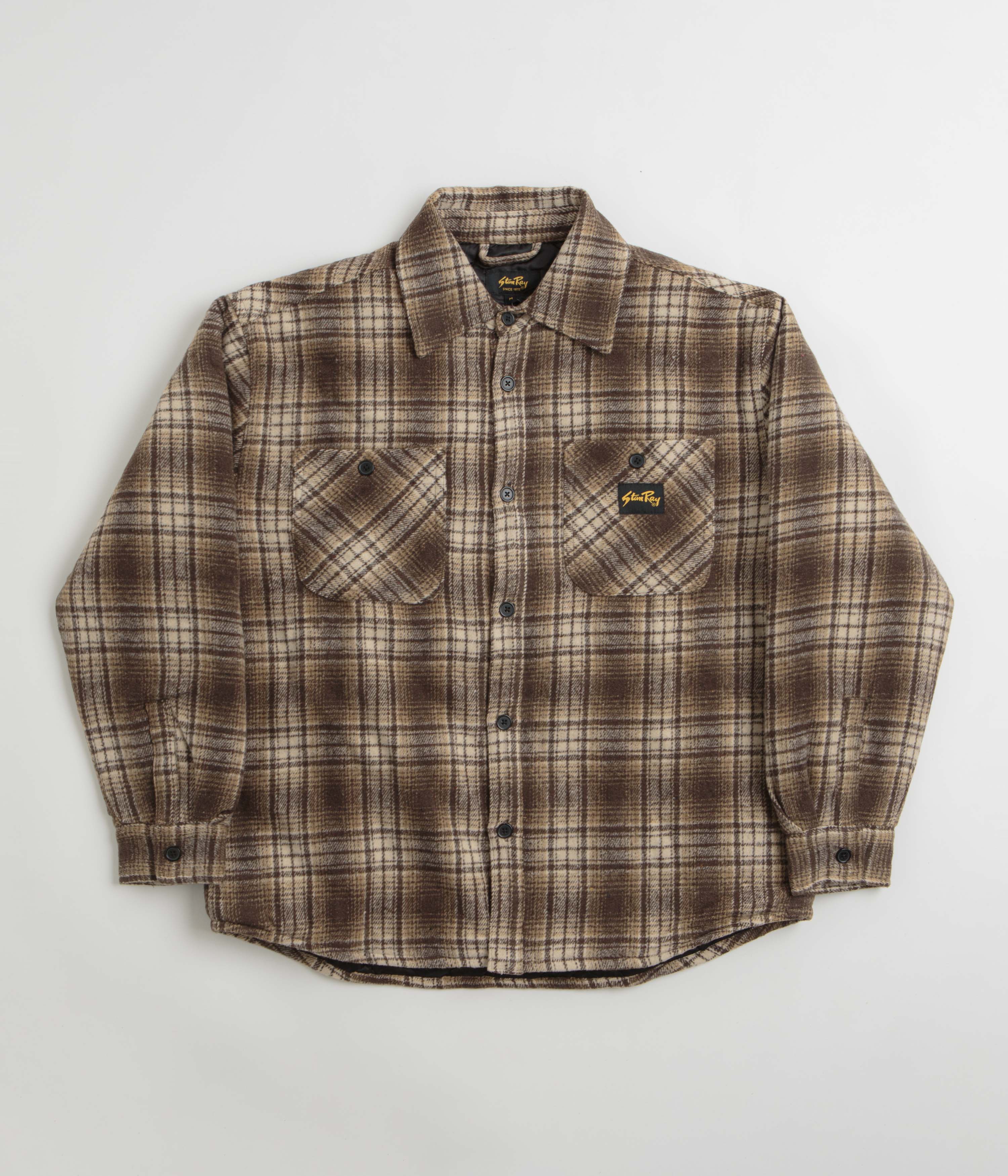 Image of Stan Ray Quilted Plaid Overshirt