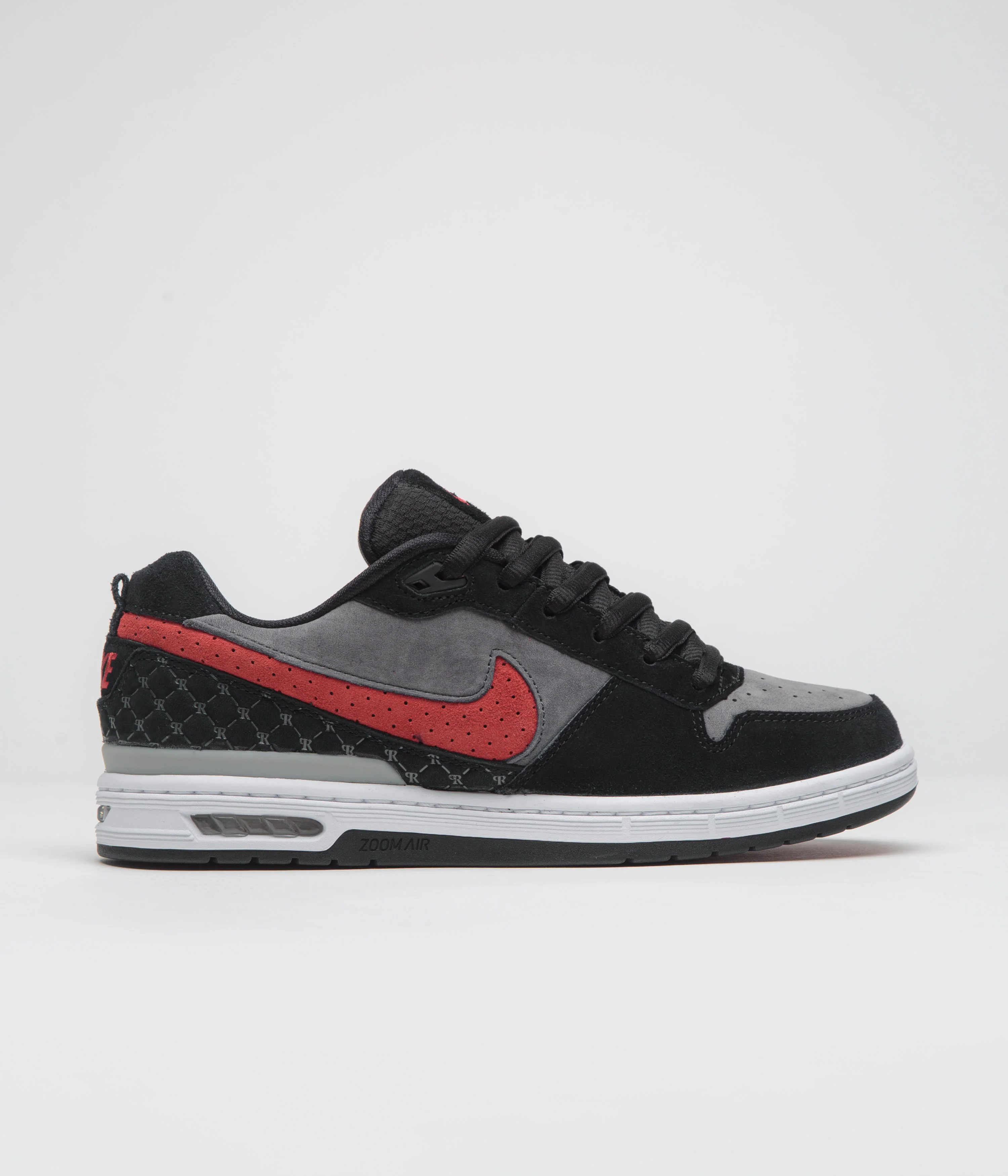 Image of Nike SB P-Rod 1 OG Shoes - Black / Varsity Red - Flint Grey - Black