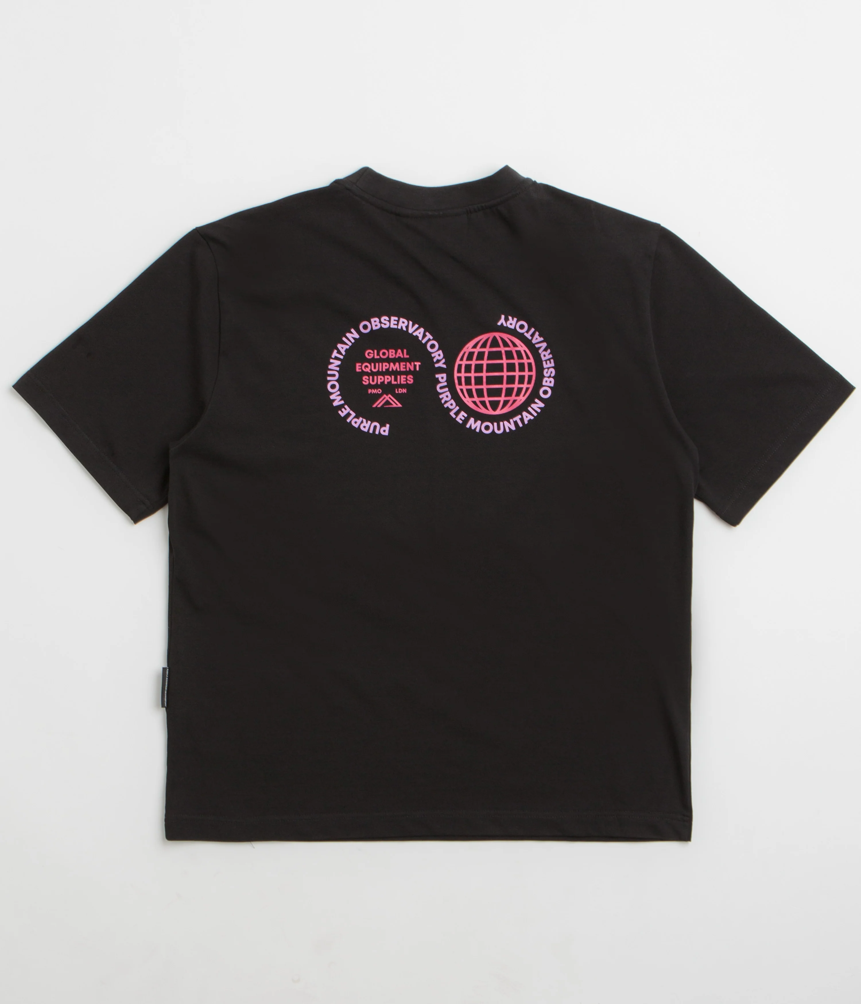 Image of Purple Mountain Observatory Globe T-Shirt - Black / Purple