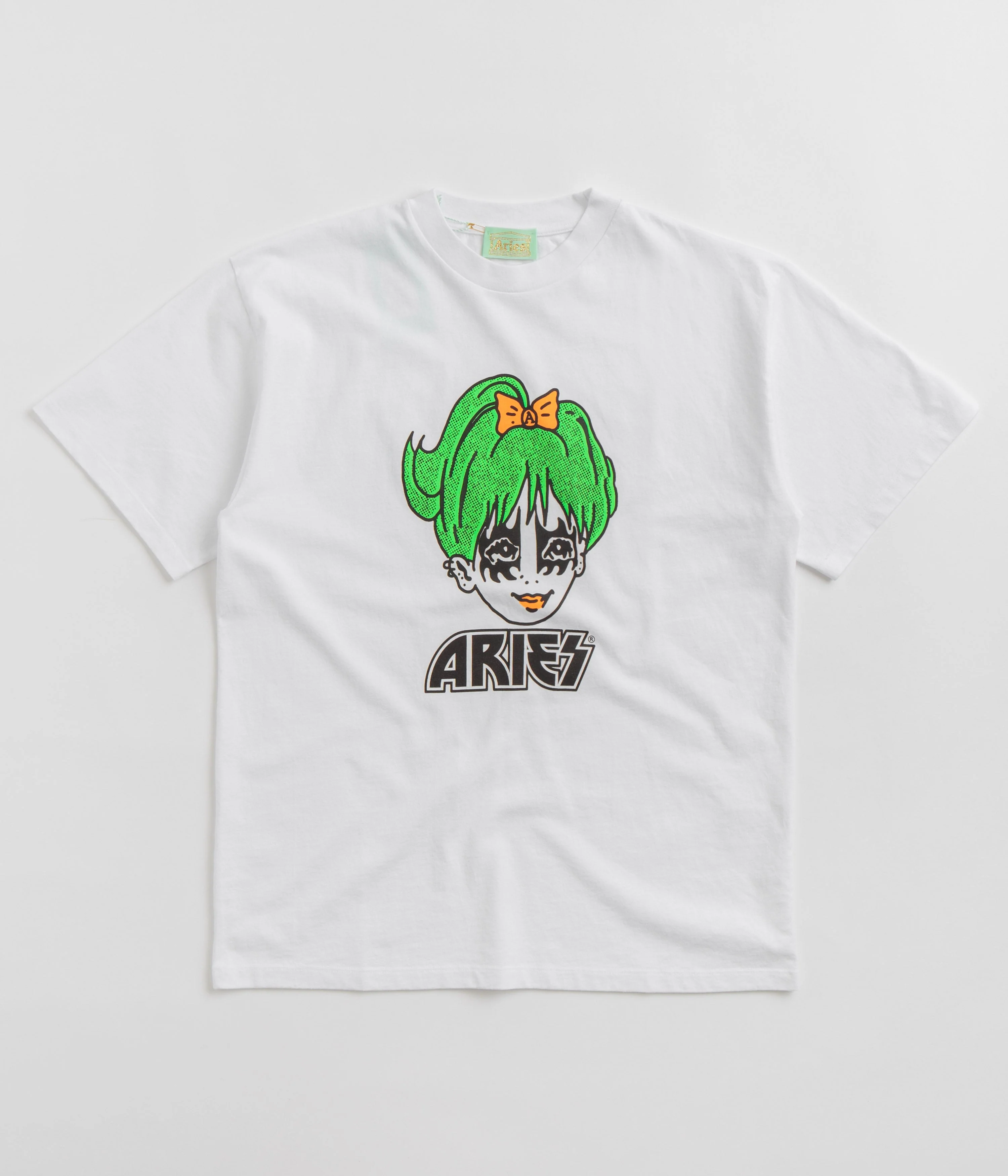 Image of Aries Kiss T-Shirt - White