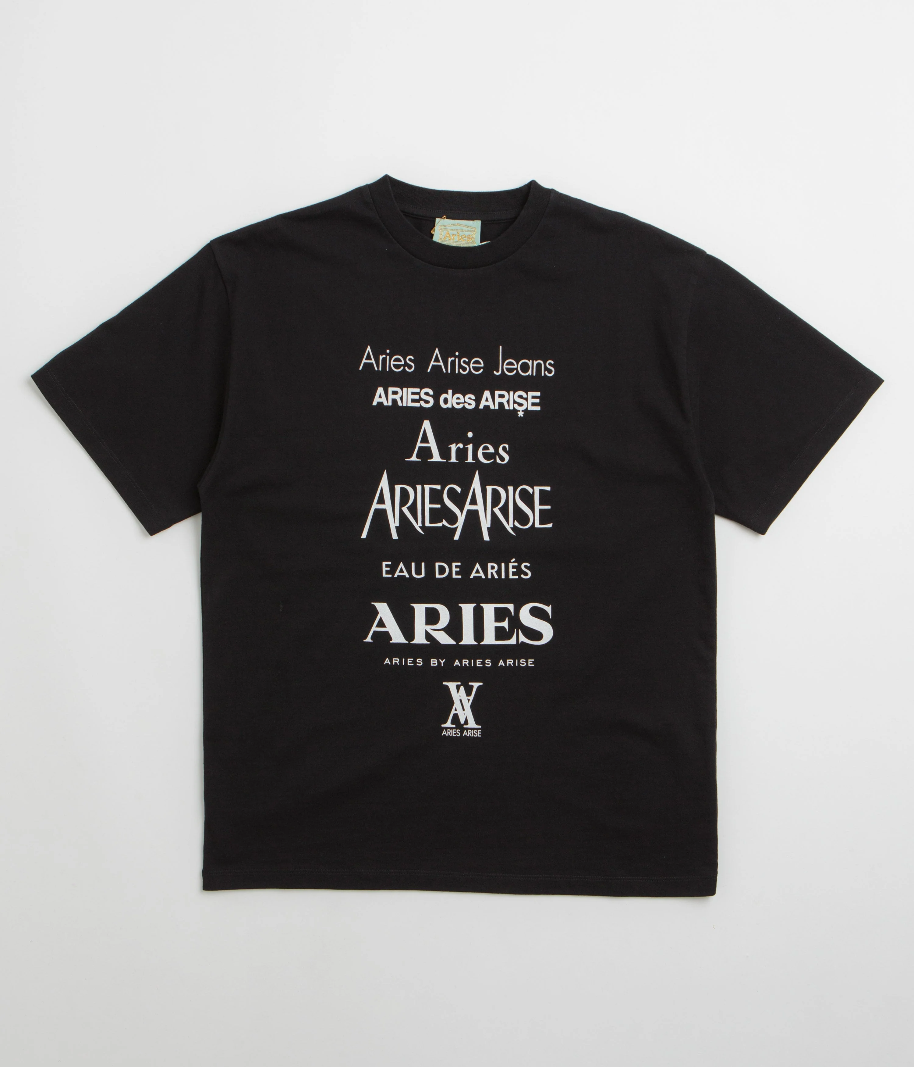 Image of Aries Perfume T-Shirt - Black