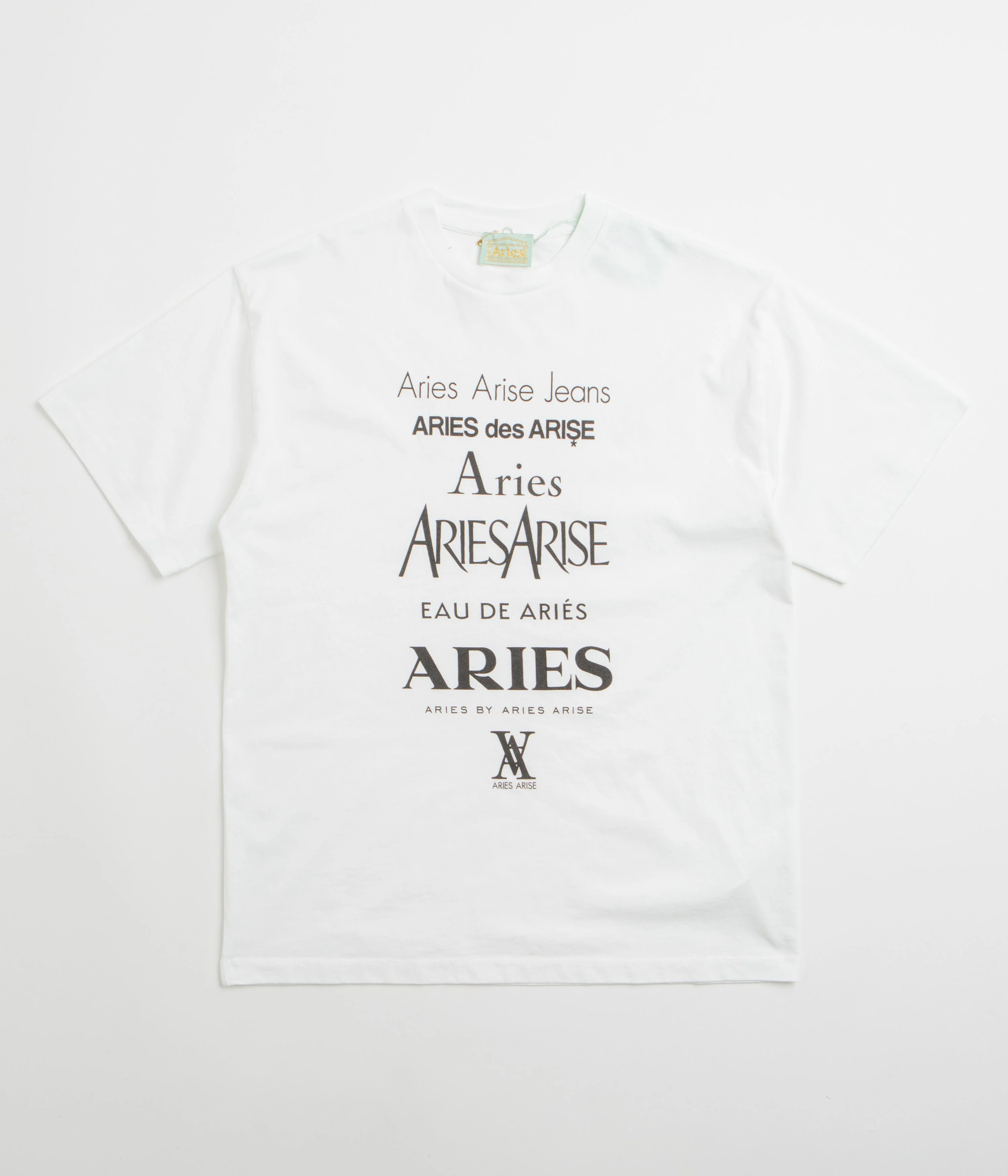 Image of Aries Perfume T-Shirt - White