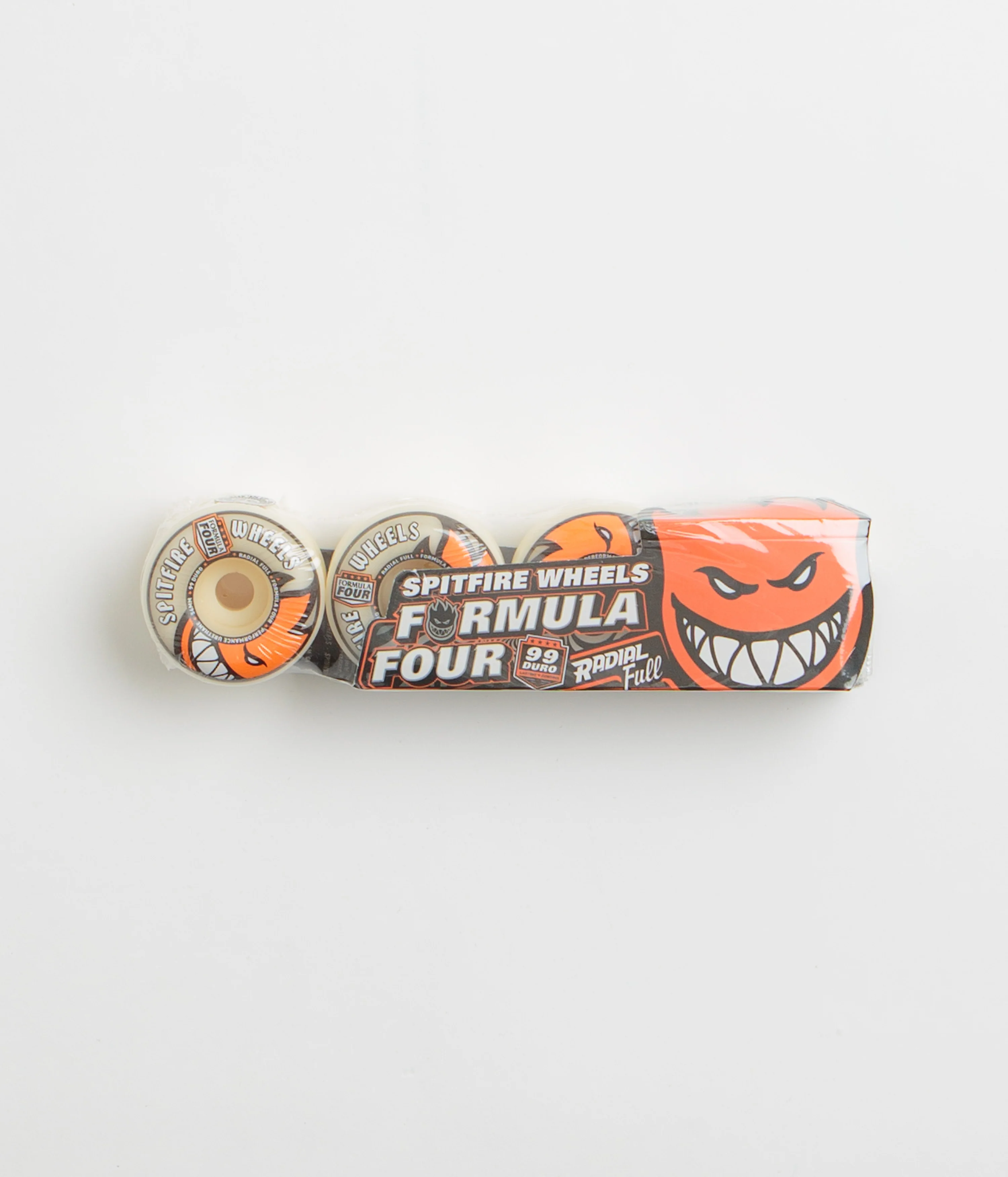 Image of Spitfire Formula Four Radial Full 99DU Wheels - Natural - 56mm