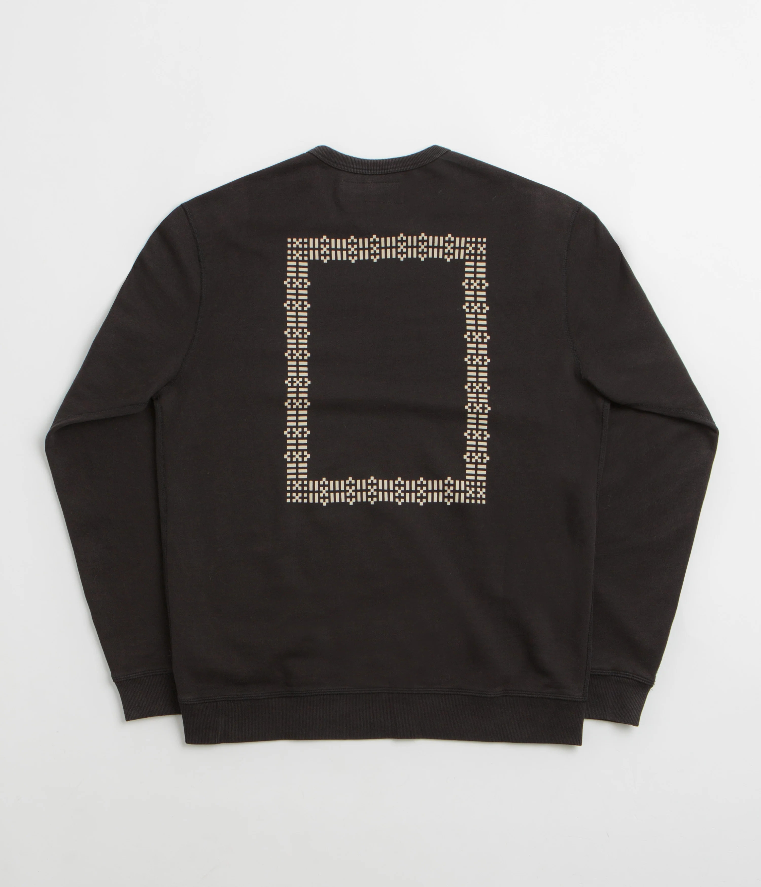 Image of Mollusk Helix Crewneck Sweatshirt - True Black
