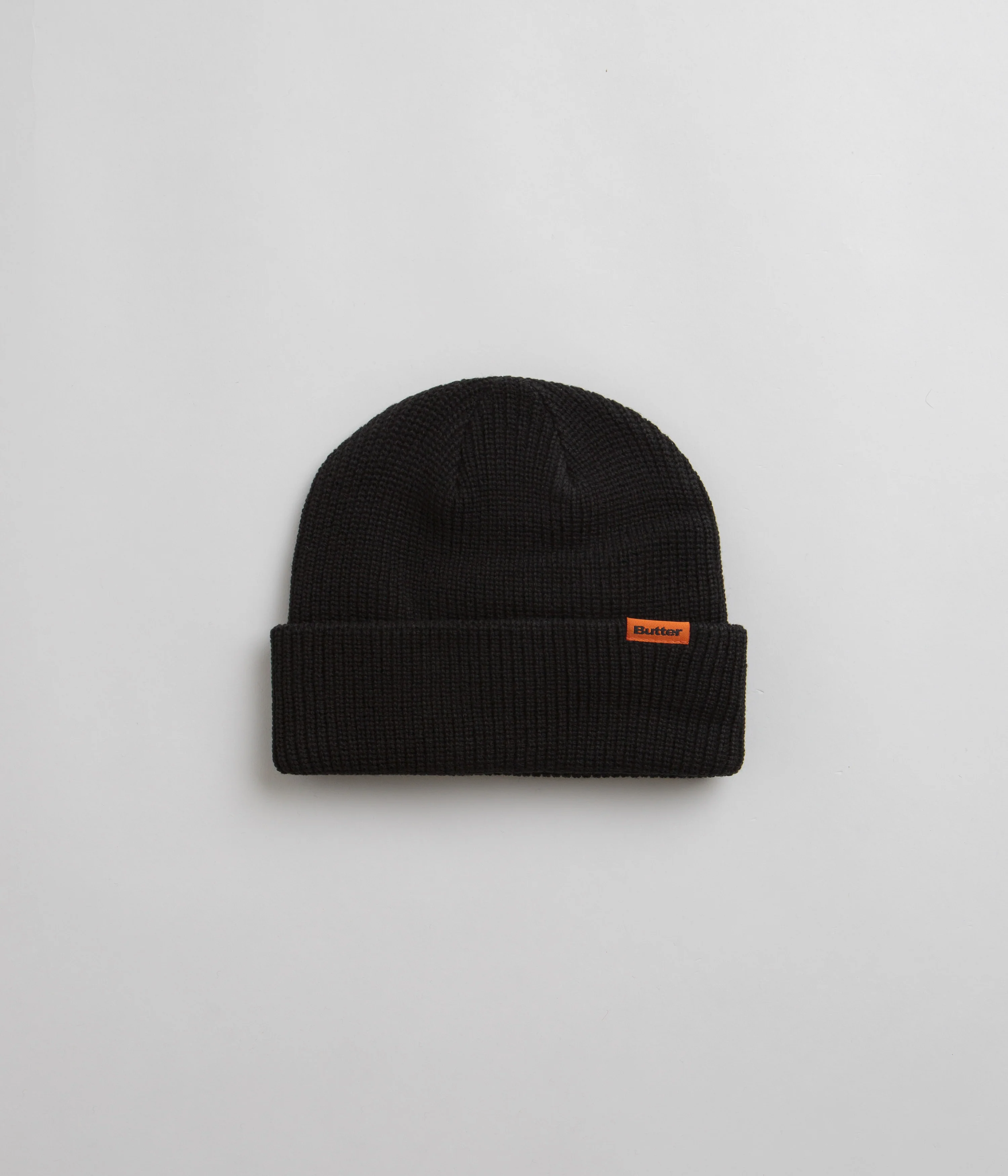 Image of Butter Goods Tall Wharfie Beanie - Black