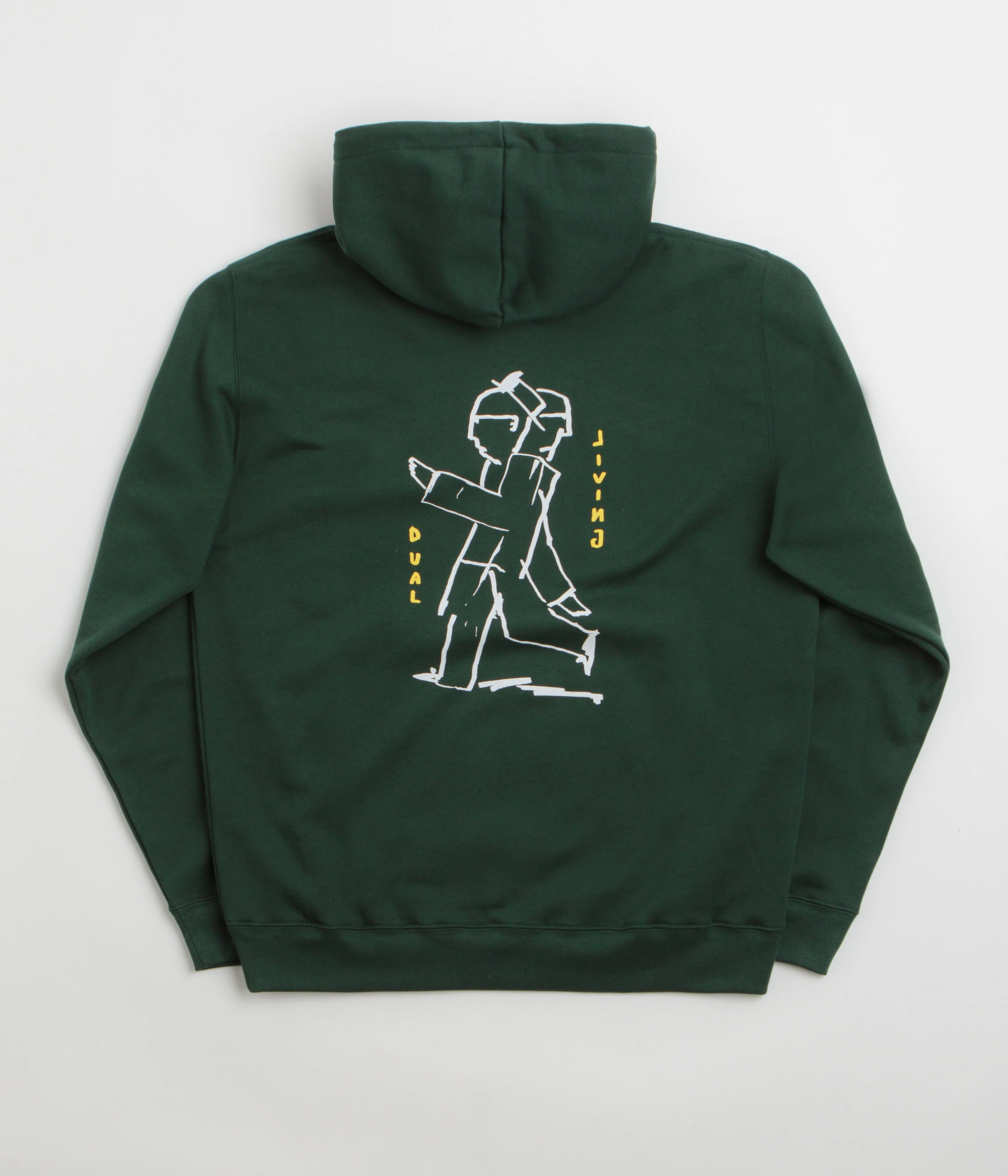 Image of Polar Dual Living Dave Hoodie - Dark Green