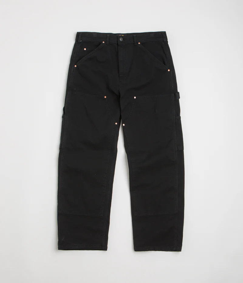 Image of Stan Ray Double Knee Pants - Washed Black Duck