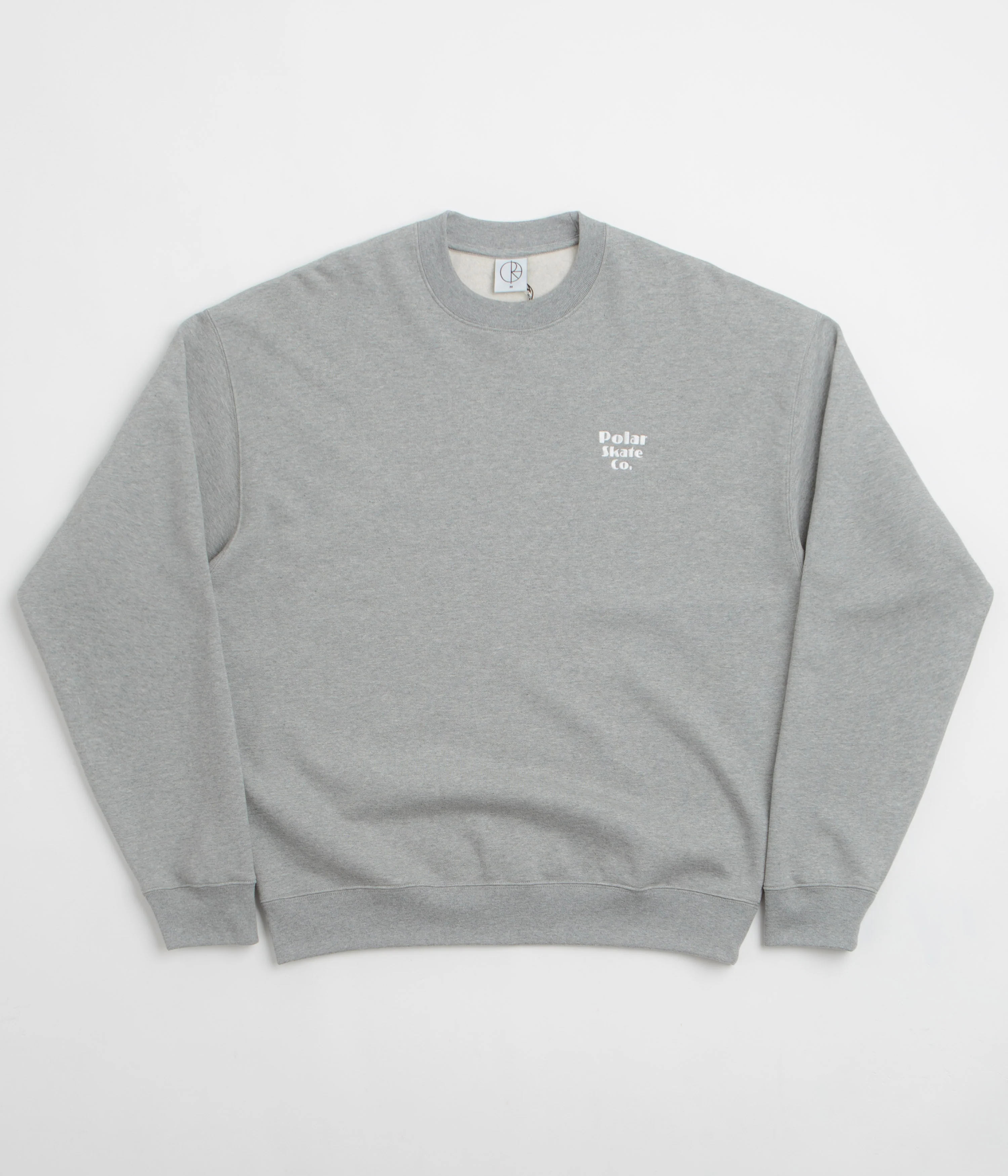 Image of Polar New Sport Dave Crewneck Sweatshirt - Heather Grey