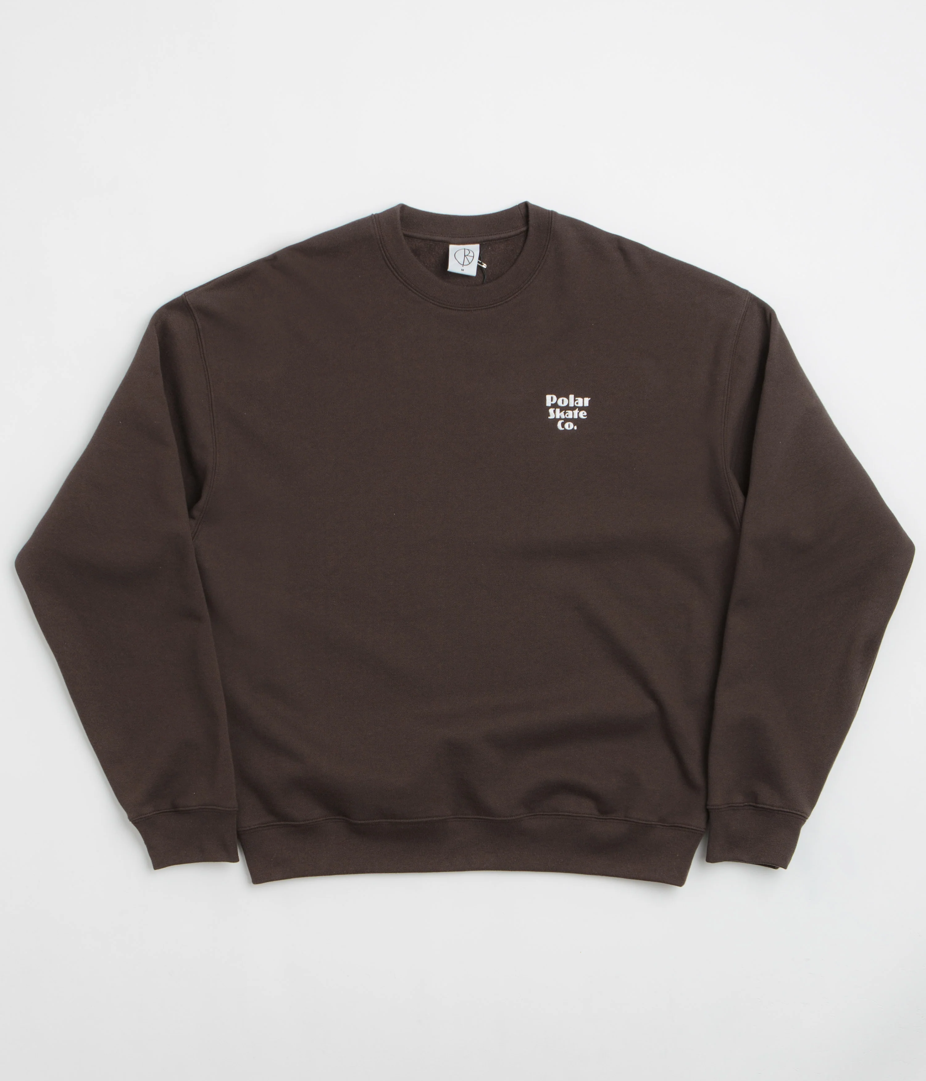 Image of Polar New Sport Dave Crewneck Sweatshirt - Chocolate