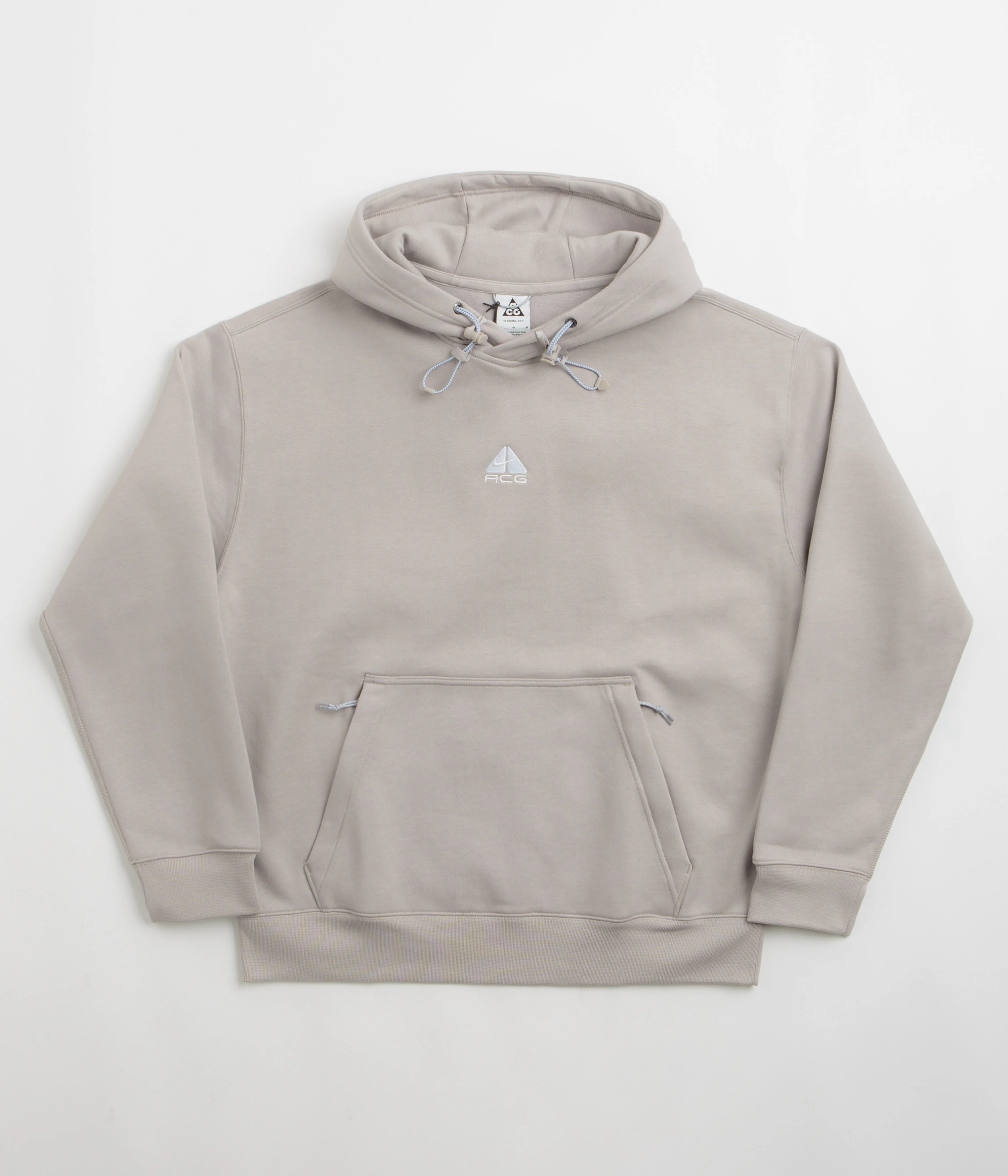 Image of Nike ACG Therma-FIT Fleece Hoodie - College Grey / Football Grey / Summit White
