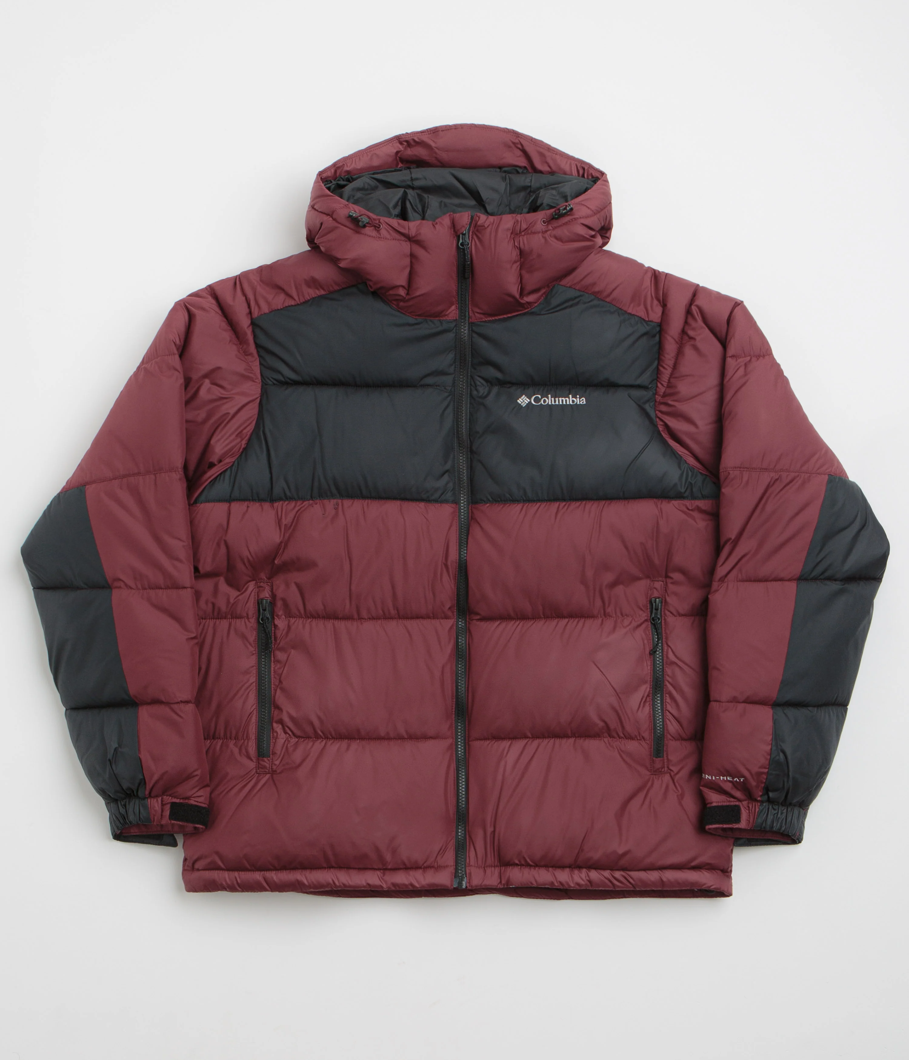 Image of Columbia Pike Lake II Hooded Jacket - Rich Wine / Black