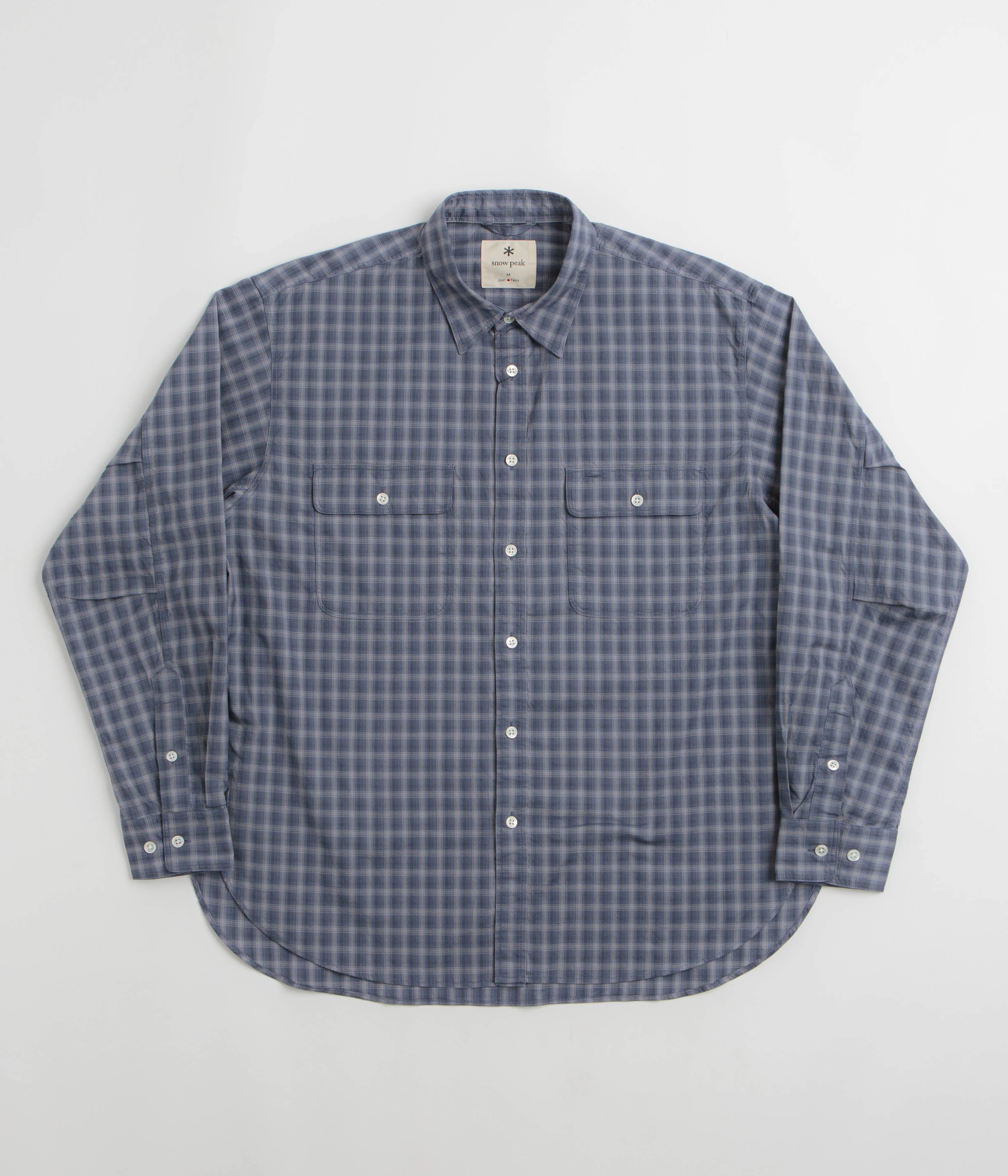 Image of Snow Peak Ombre Check Shirt - Blue