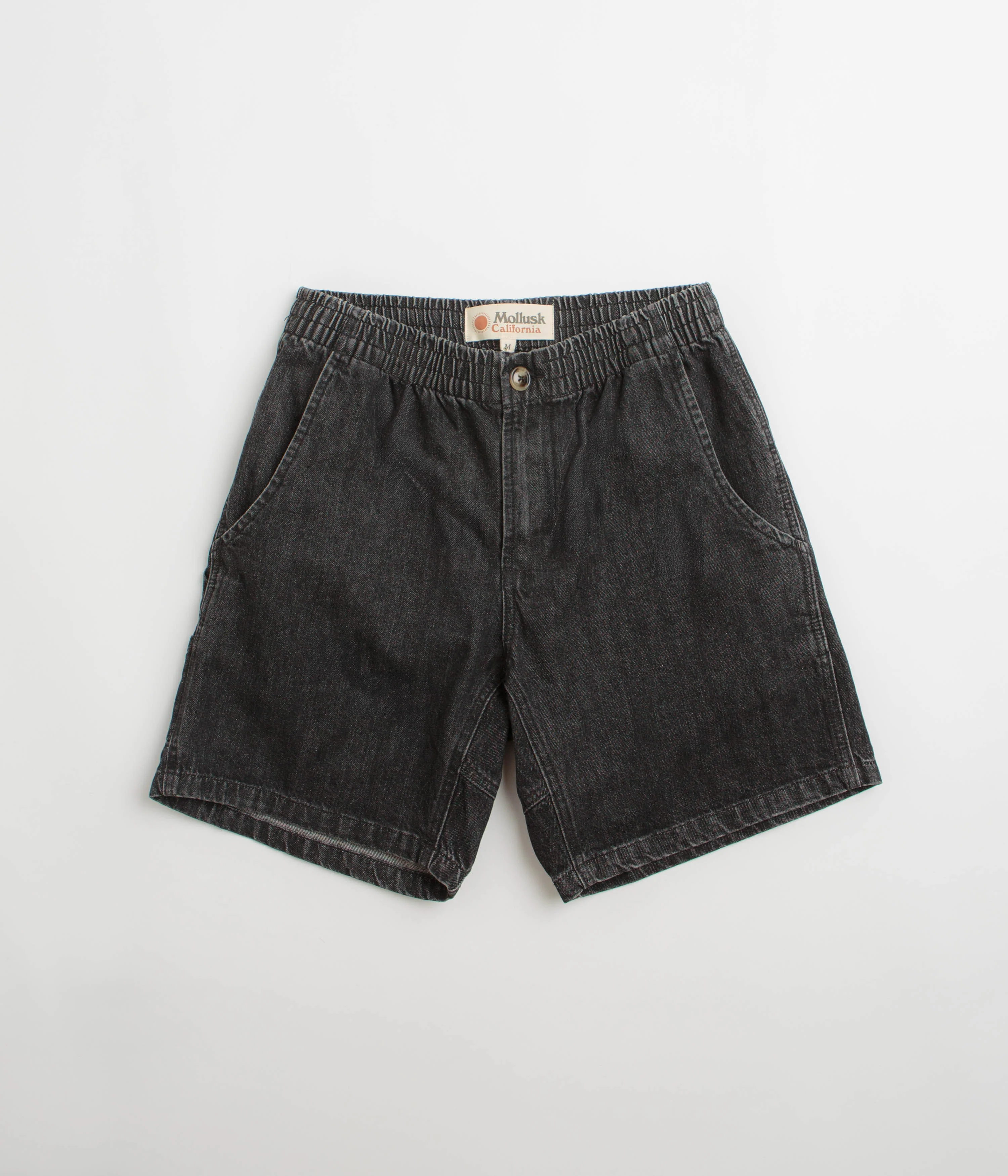 Image of Mollusk Pinnacle Shorts - Black Denim