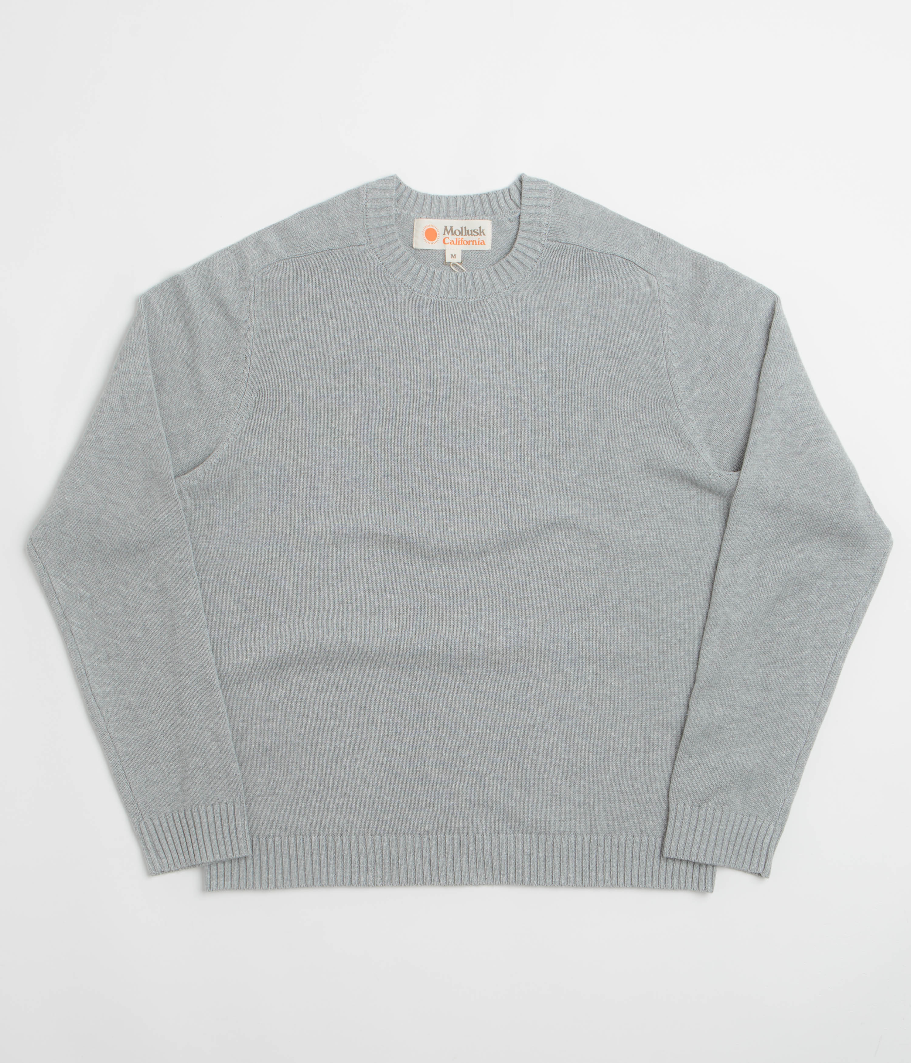 Image of Mollusk Hemp Cambridge Sweatshirt - Gray Flannel