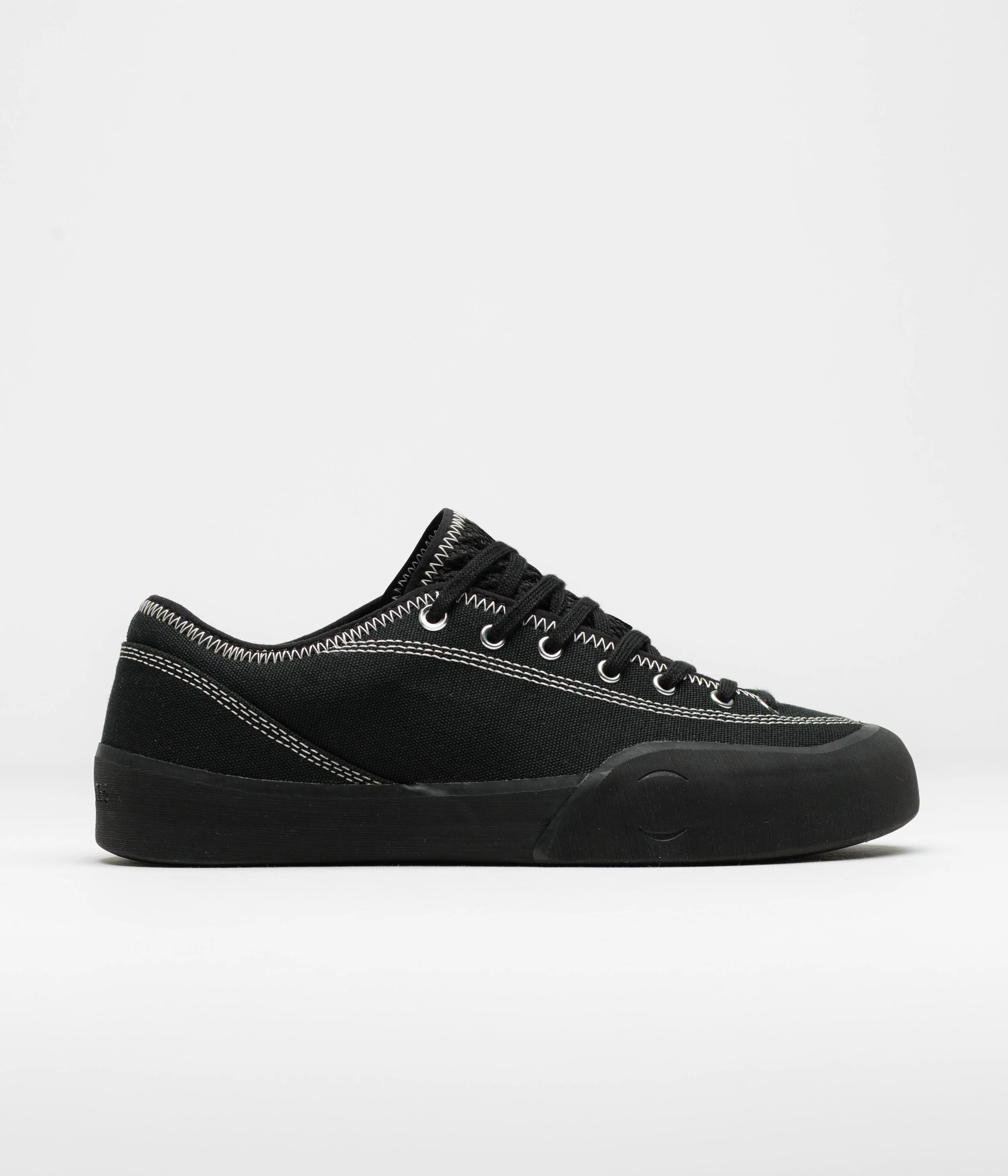 Image of Village PM 1.30 PM Canvas Shoes - Black / Natural Black