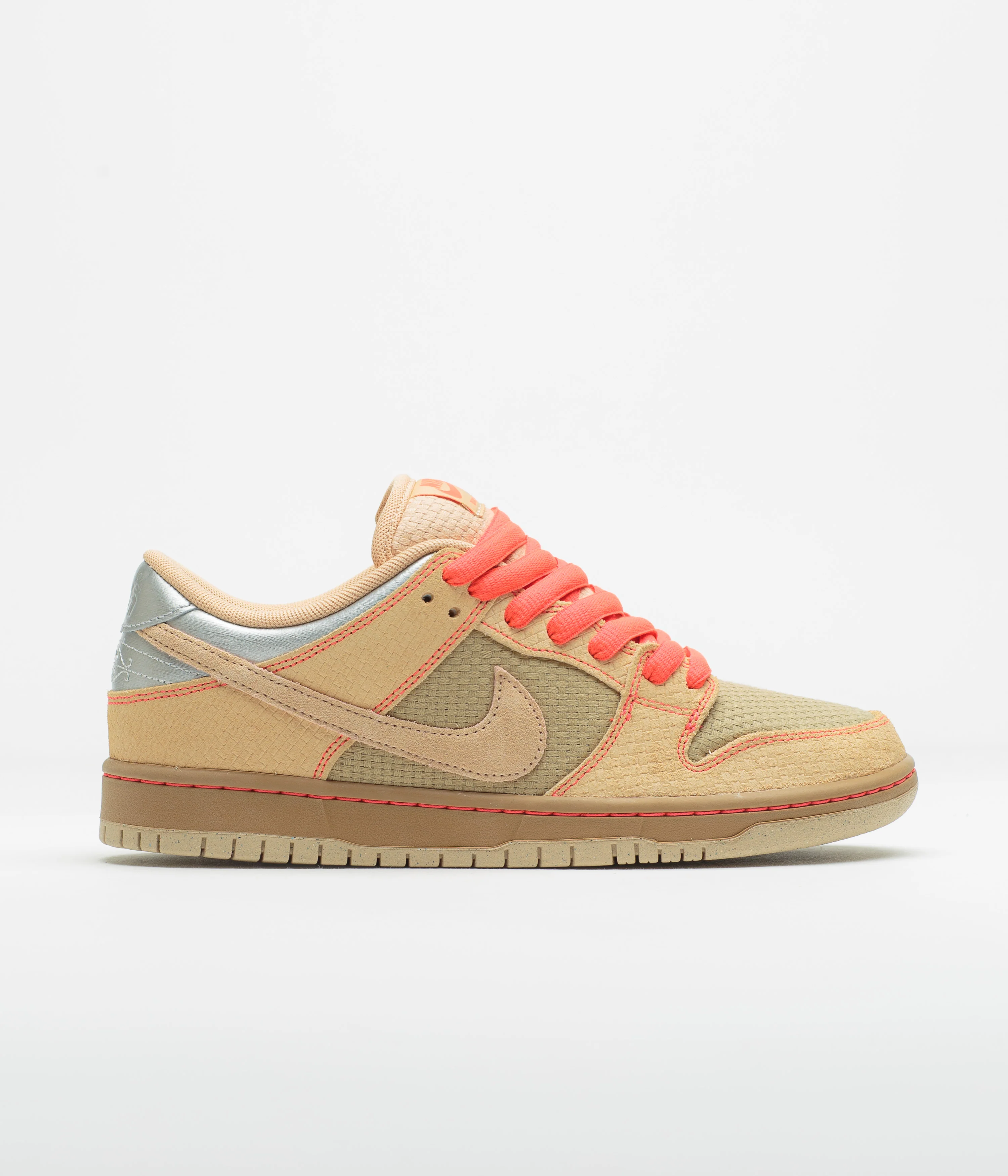 Image of Nike SB Dunk Low Pro ‘Som Tum' Shoes - Canvas / Vachetta Tan - Parachute Beige