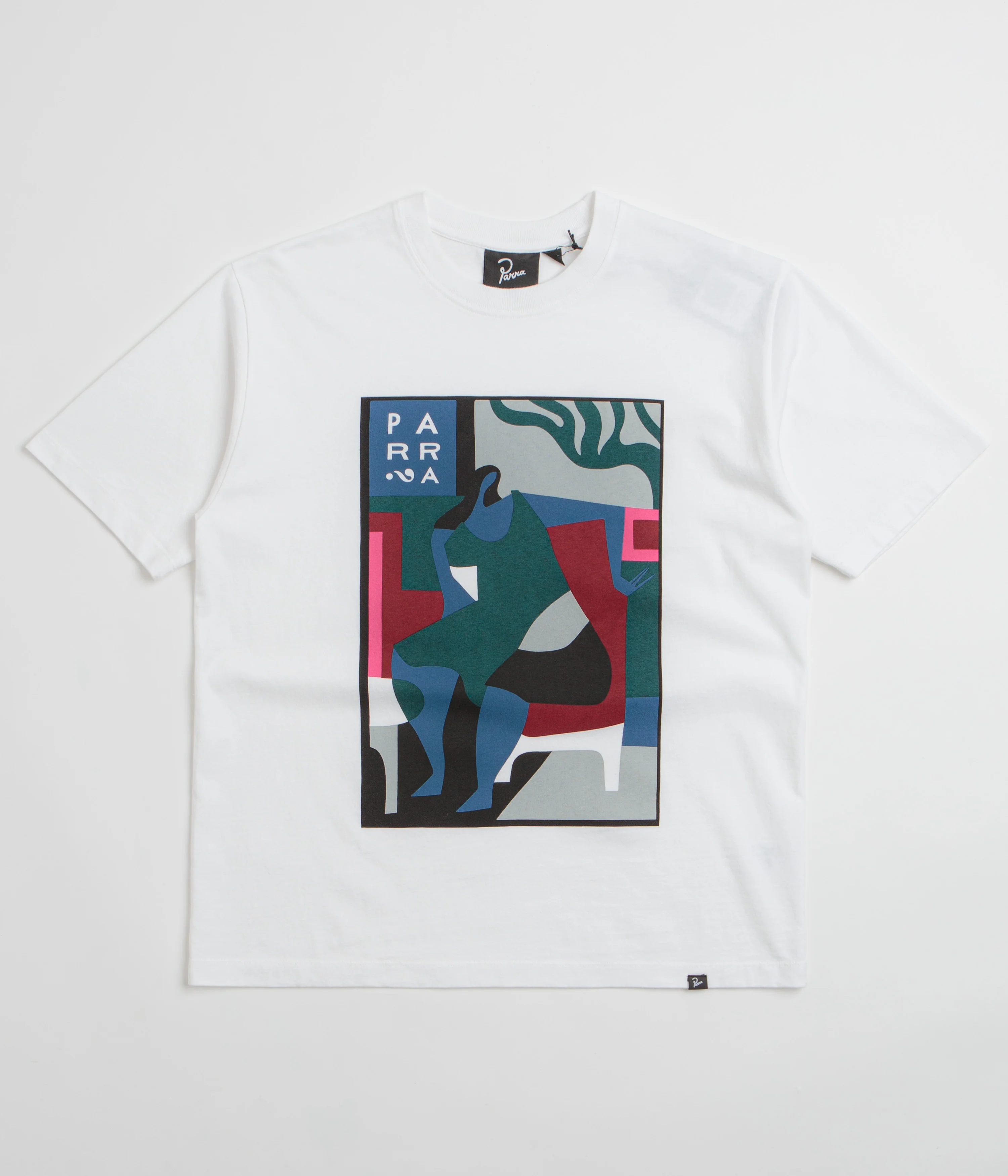 Image of by Parra Leaving Now T-Shirt - White