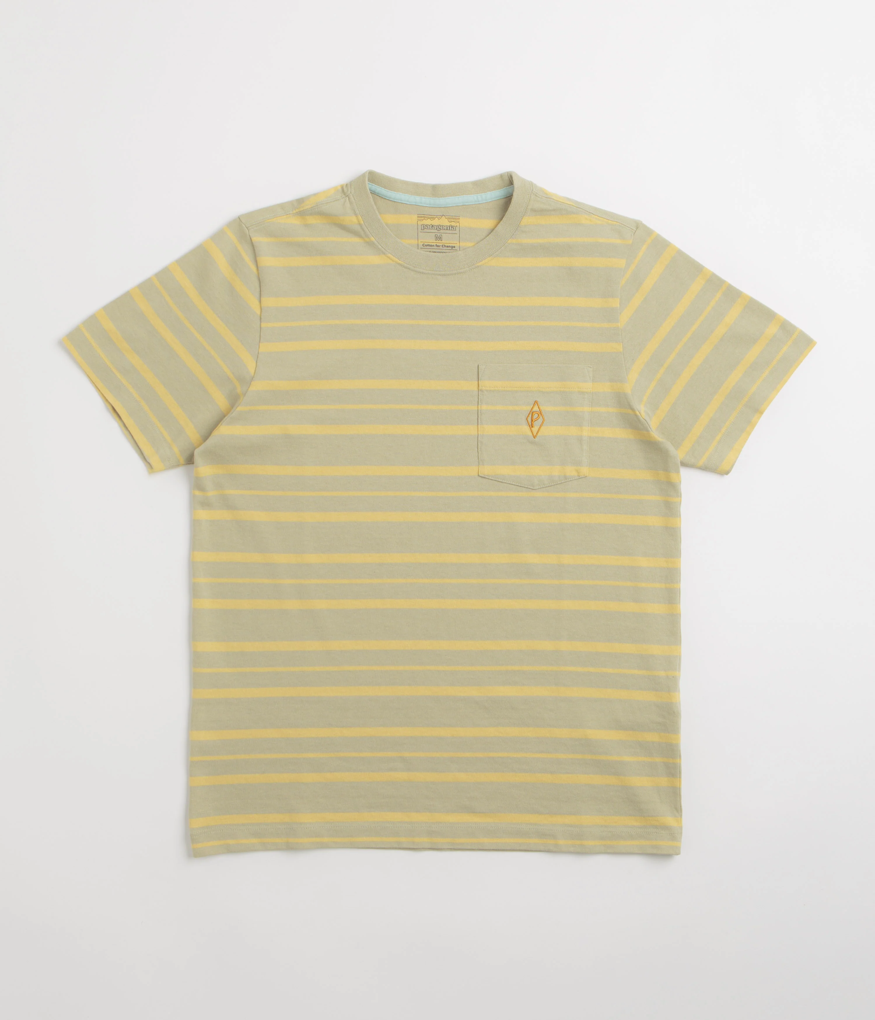 Image of Patagonia MW Water People Mark Pocket T-Shirt - Steep Face: Weathered Stone
